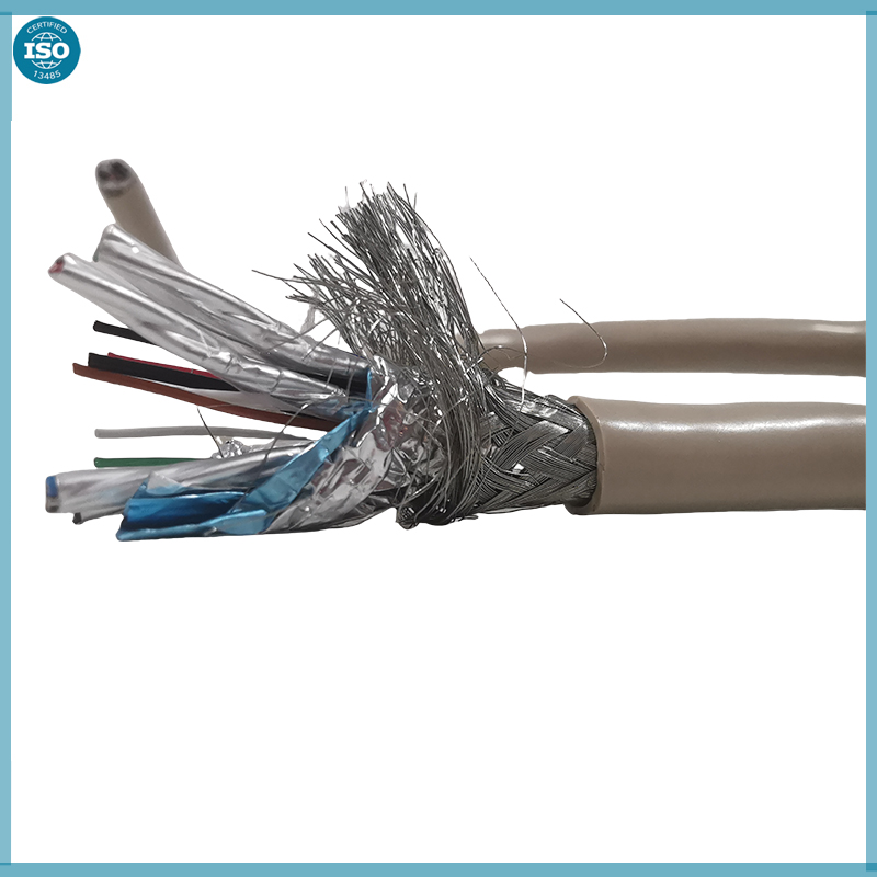 Braid shielding cable wire